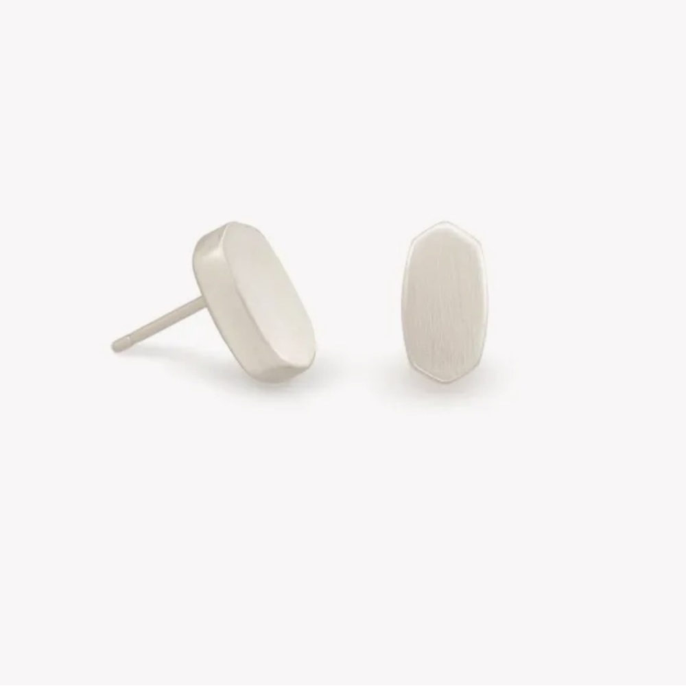 Kendra Scott Barrett Stud Earrings in Silver